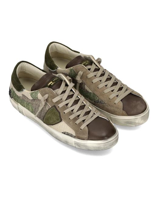 Philippe Model Brown Sneakers for men