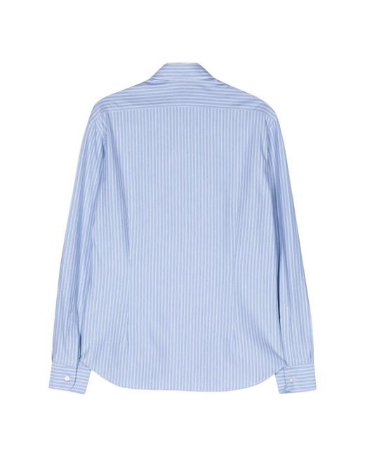 Fedeli Blue Formal Shirts for men