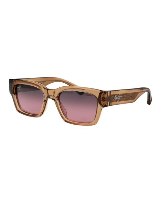 Maui Jim Stylische kenui sonnenbrille für den sommer in Brown für Herren