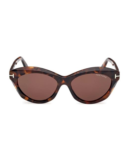 Tom Ford Brown Sunglasses