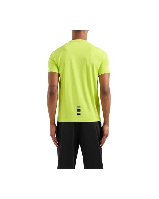 EA7 Minimalistisches t-shirt mit kurzen ärmeln in Green für Herren