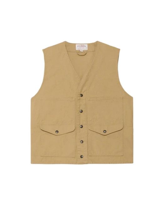 Vests Filson pour homme en coloris Natural