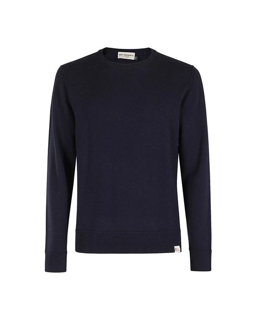 Roy Rogers Blue Round-Neck Knitwear for men