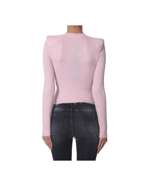 Unravel Project Purple Round-Neck Knitwear