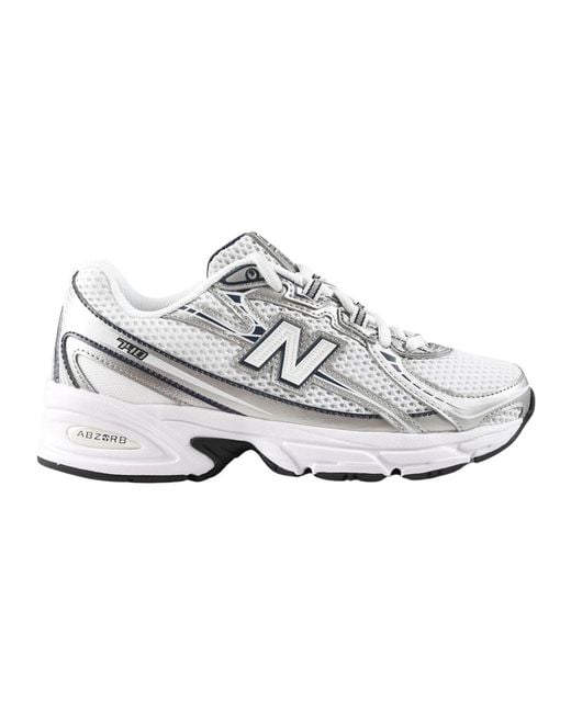 New Balance Zilveren Mesh Sneakers Met Abzorb Technologie in het White voor heren