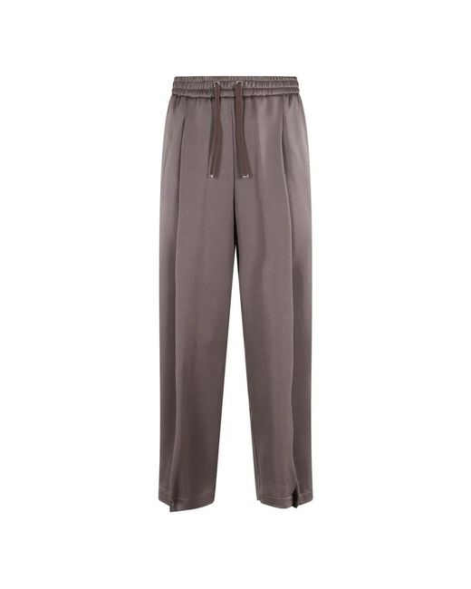 Wide Trousers Herno de color Gray