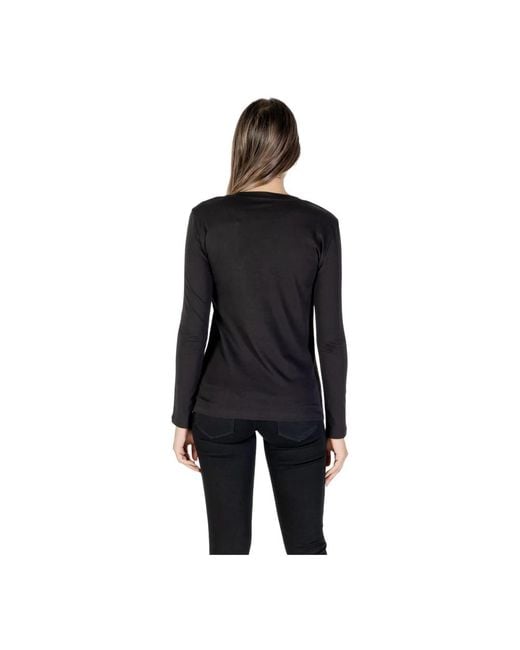 Long Sleeve Tops ARMANI EXCHANGE de color Black