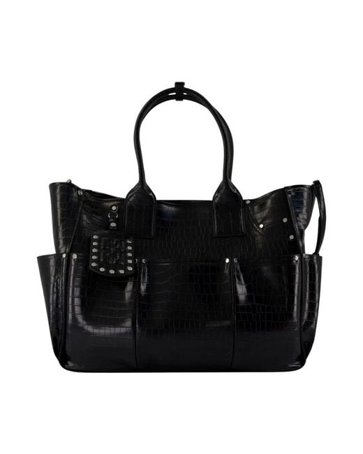 Ganni Black Tote Bags