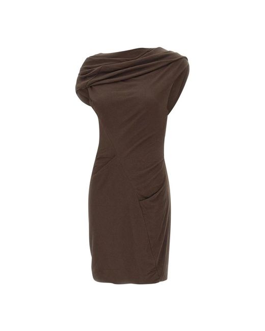 Entire studios Brown Short Dresses