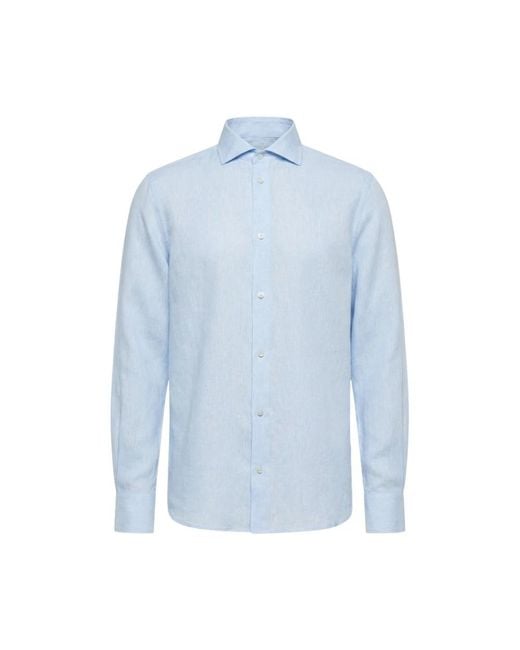 Peserico Blue Formal Shirts for men