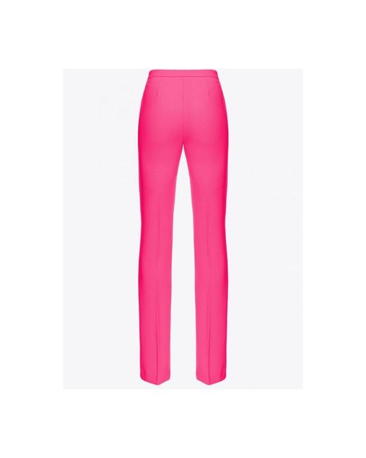 Pinko Broeken ,Roze ,Polyester Polyester Broek in het Pink