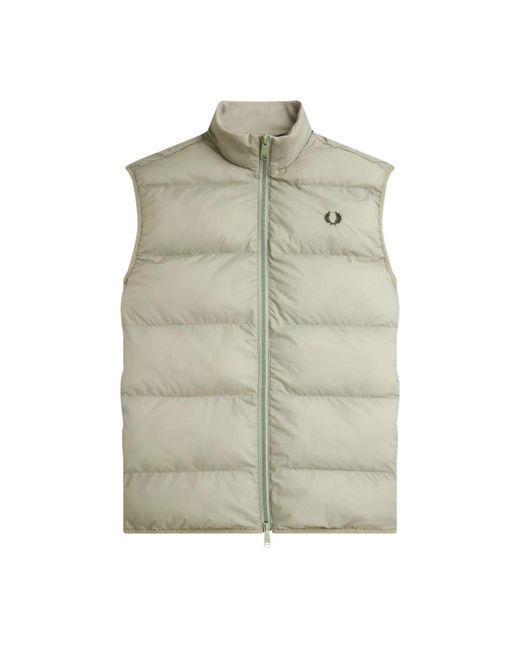 Fred Perry Green Vests for men