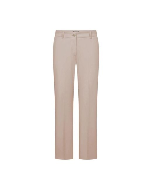 Seductive Natural Straight Trousers