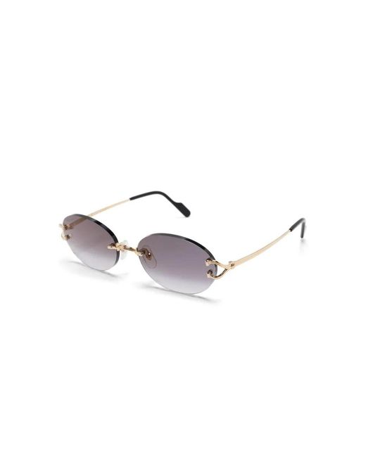 Cartier Metallic Sunglasses
