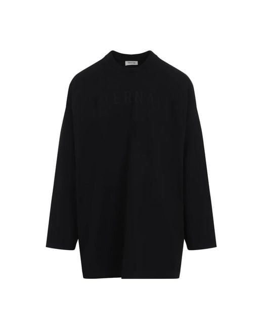 Fear Of God Schwarzes T-Shirt Polo Für Männer in Black für Herren