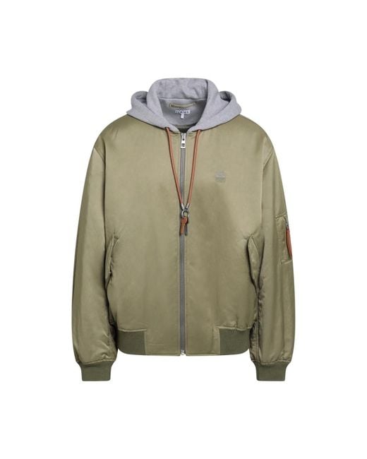 Loewe Green Bomber Jackets for men