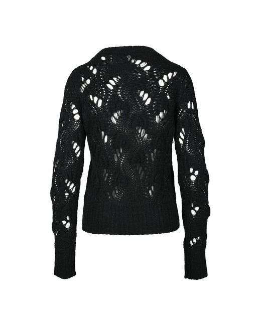 Dondup Black Alpaka wollmischung strickpullover