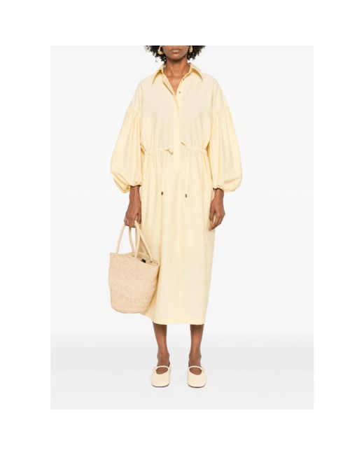 Brunello Cucinelli Natural Shirt Dresses