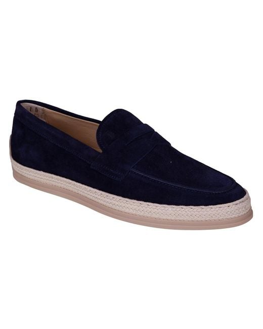 Tod's Blue Loafers for men