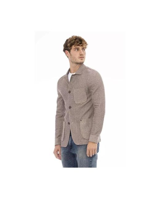 DISTRETTO12 Gray Blazers for men