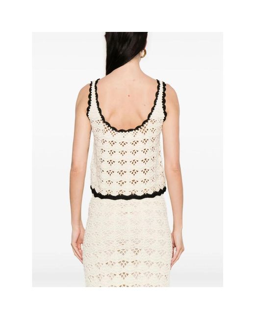 Zimmermann Brown Sleeveless Tops