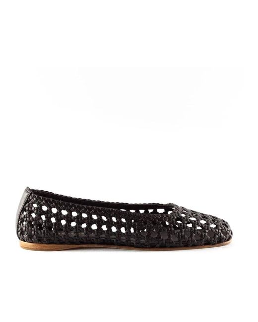 Paloma Barceló Black Ballerinas