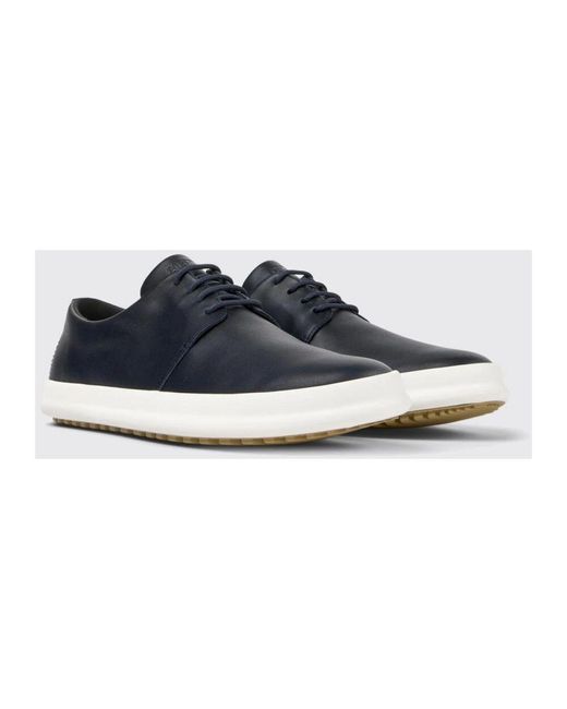 Camper Blaue Brogue Lowtop Sneaker Leder in Blue für Herren