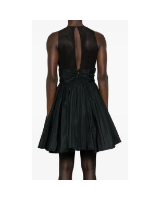Pinko Black Kleid mit V-Ausschnitt