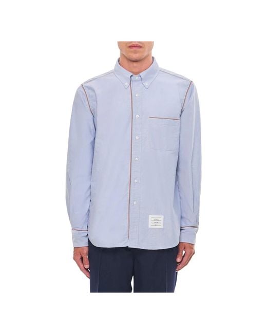 Thom Browne Blue Casual Shirts for men