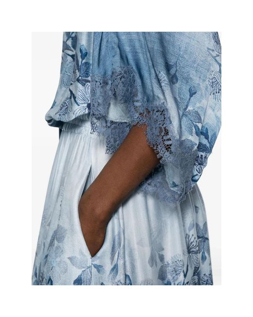 Ermanno Scervino Blue Maxi Dresses
