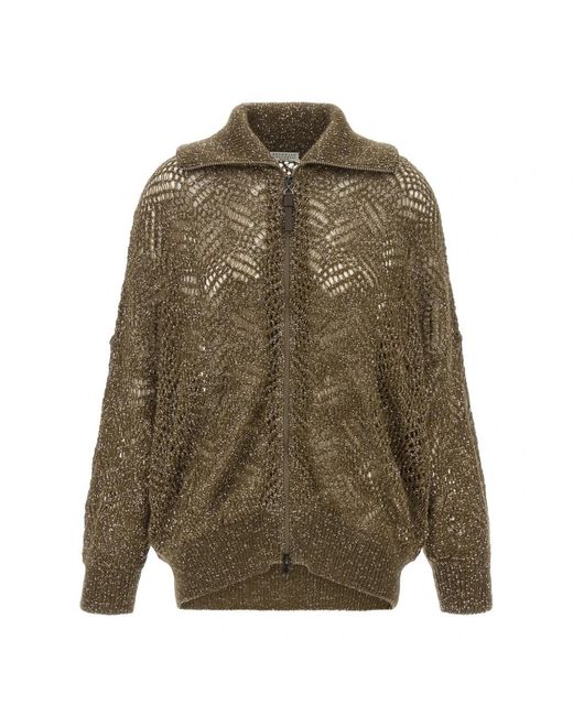Cardigans Brunello Cucinelli de color Green