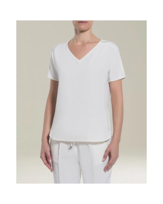 Kiton T-shirts in het White