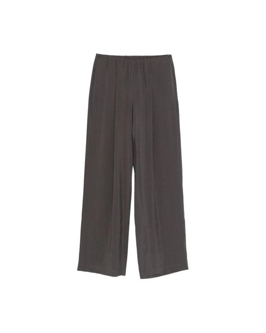 Alysi Gray Wide Trousers