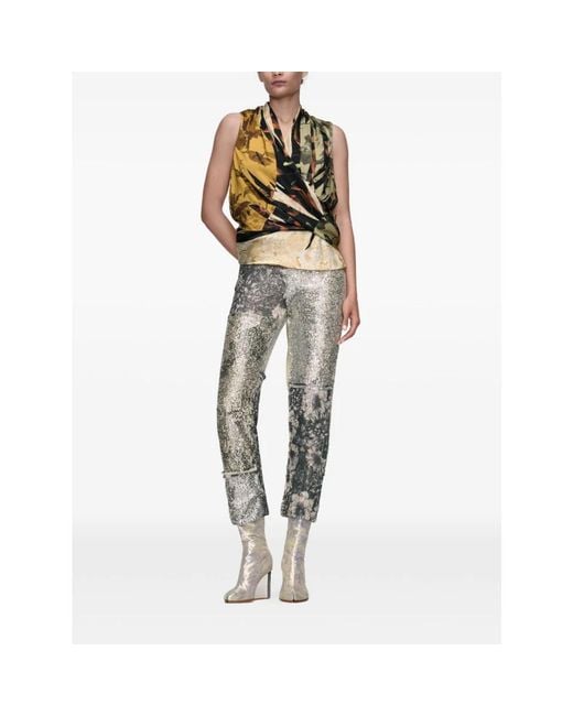 Maison Margiela Gray Slim-Fit Trousers