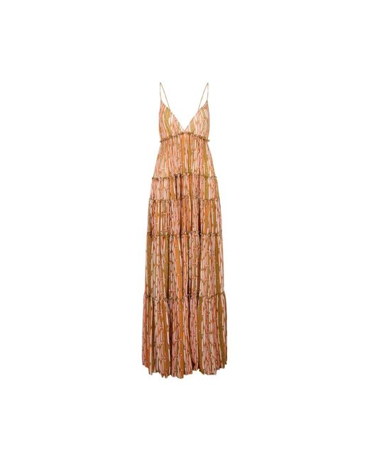 LaDoubleJ Brown Maxi Dresses