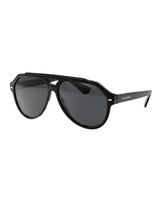 Dolce & Gabbana Stylische sonnenbrille mit modell 0dg4452 in Black für Herren