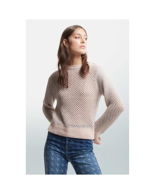 Kocca Round-Neck Knitwear in het Gray