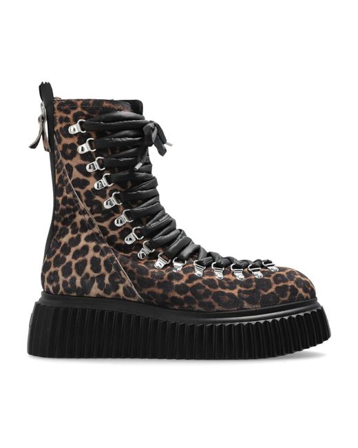 Agl Attilio Giusti Leombruni Lace-Up Boots in het Black