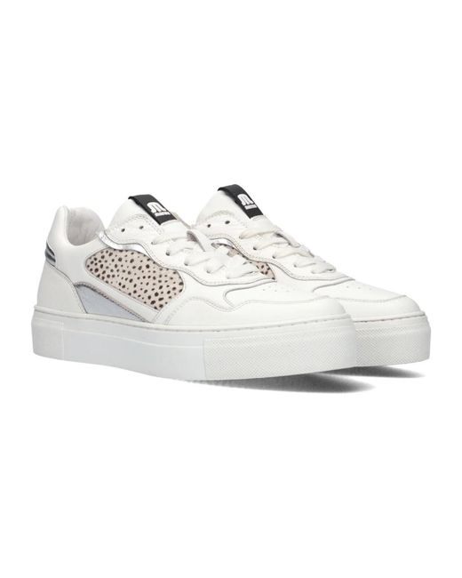 Maruti White Niedrige Sneakers Tavi
