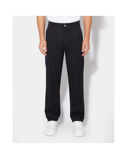 Philippe Model Blue Straight Trousers for men