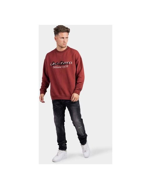 carlo colucci Red Sweatshirts for men