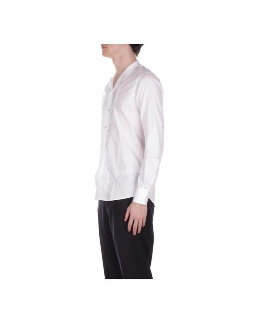 Tagliatore White Formal Shirts for men