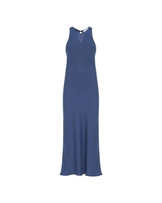 Soallure Blue Maxi Dresses