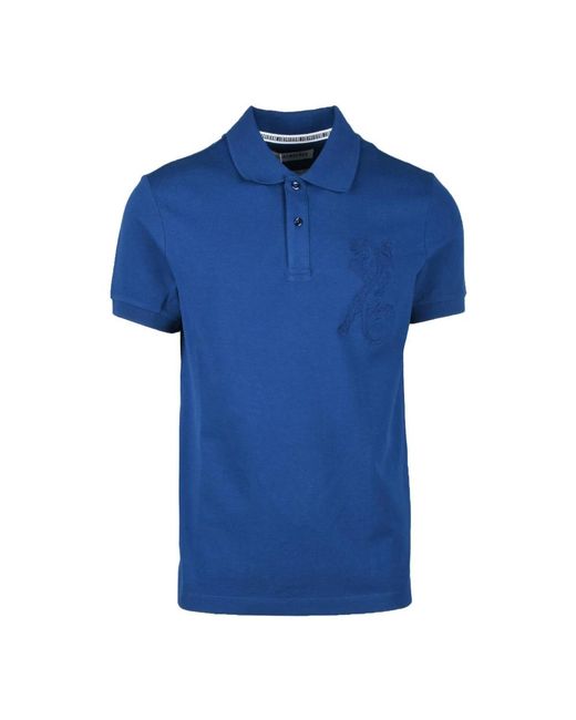 Bikkembergs Blue Polo Shirts for men