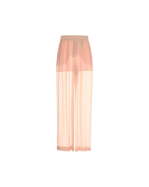 Alberta Ferretti Pantalone in het Pink