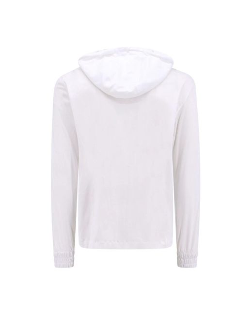 Kiton White Zip-Throughs for men