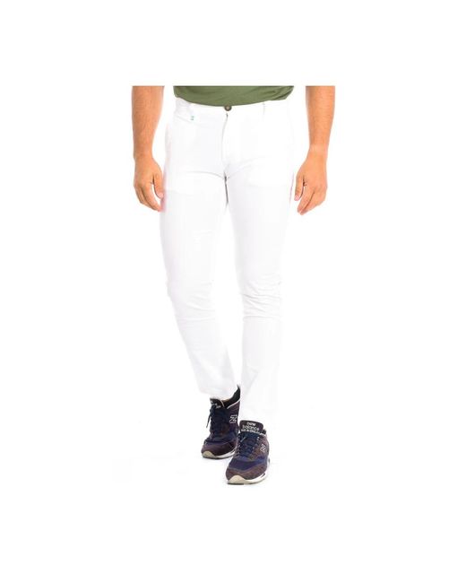 La Martina White Chinos for men