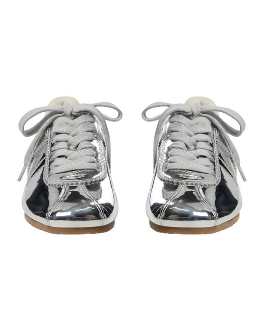 Sofie Schnoor Schoenen ,Grijs ,Sneakers in het Metallic