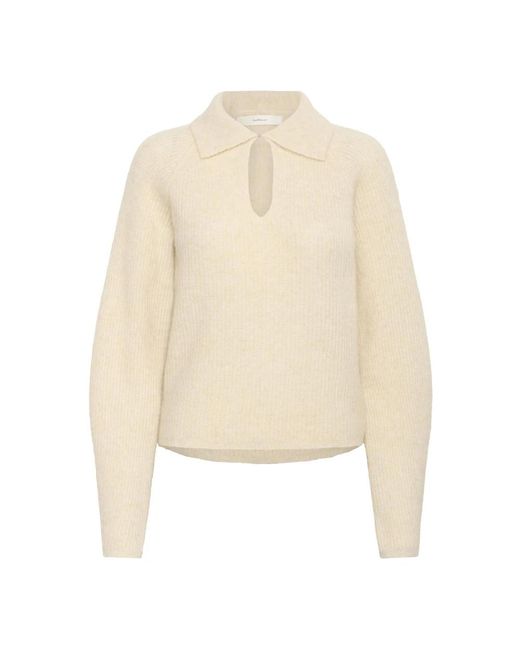 Inwear Round-Neck Knitwear in het Natural