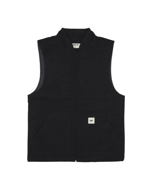 Caterpillar Black Waistcoats for men